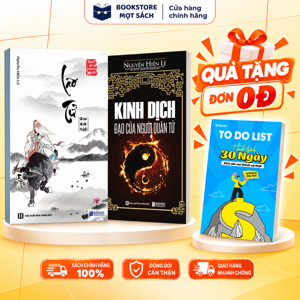 I Ching Book Combo - วิถีแห่งสุภาพบุรุษและลาว Tzu Tao Te Ching - Bizbooks - Nguyeen Hien Le