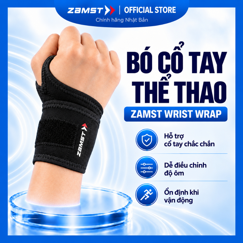 เข็มขัดพยุง ZAMST WRIST WRAP WRIST ของแท้