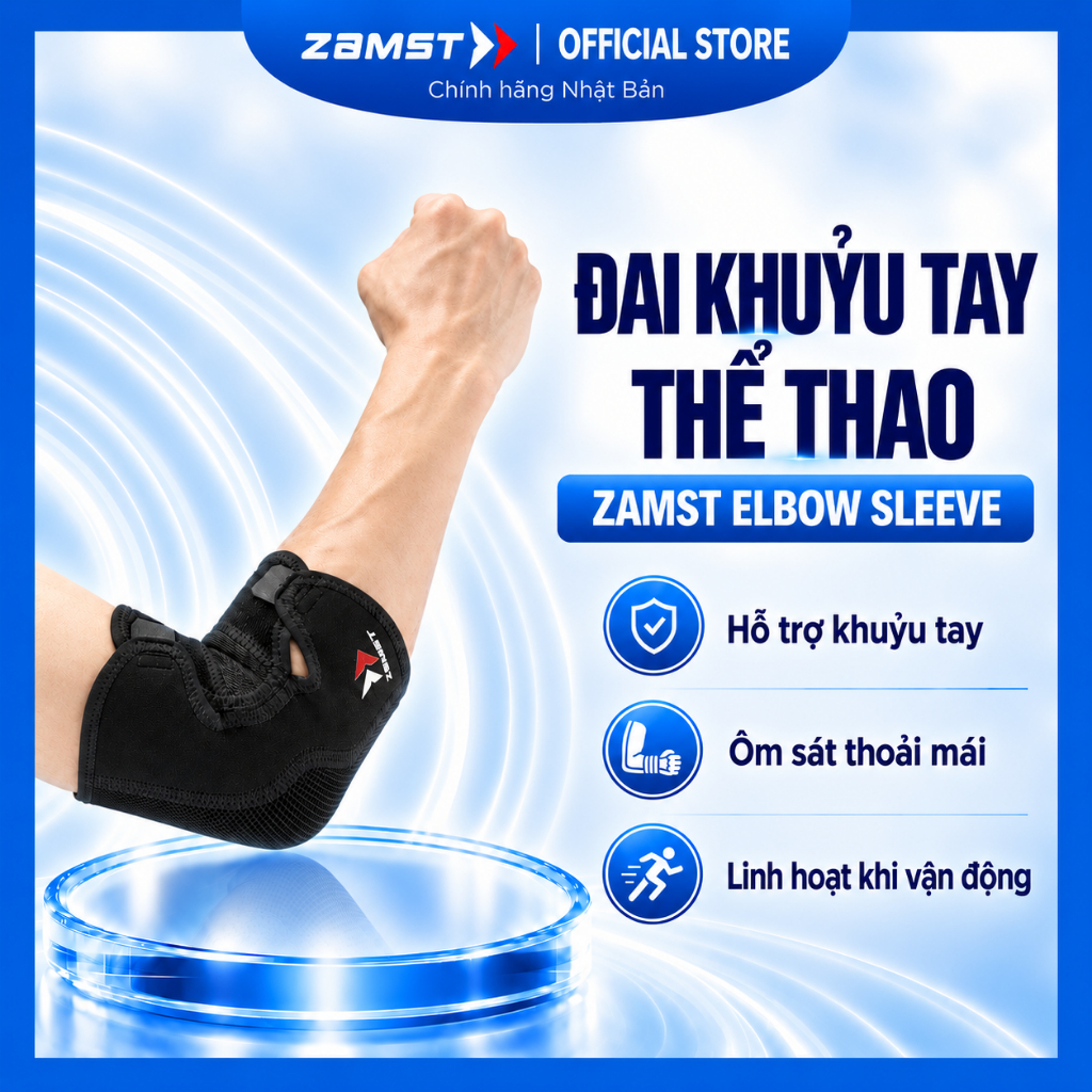 เข็มขัดพยุง ZAMST ELBOW ของแท้ ELBOW SLEEVE