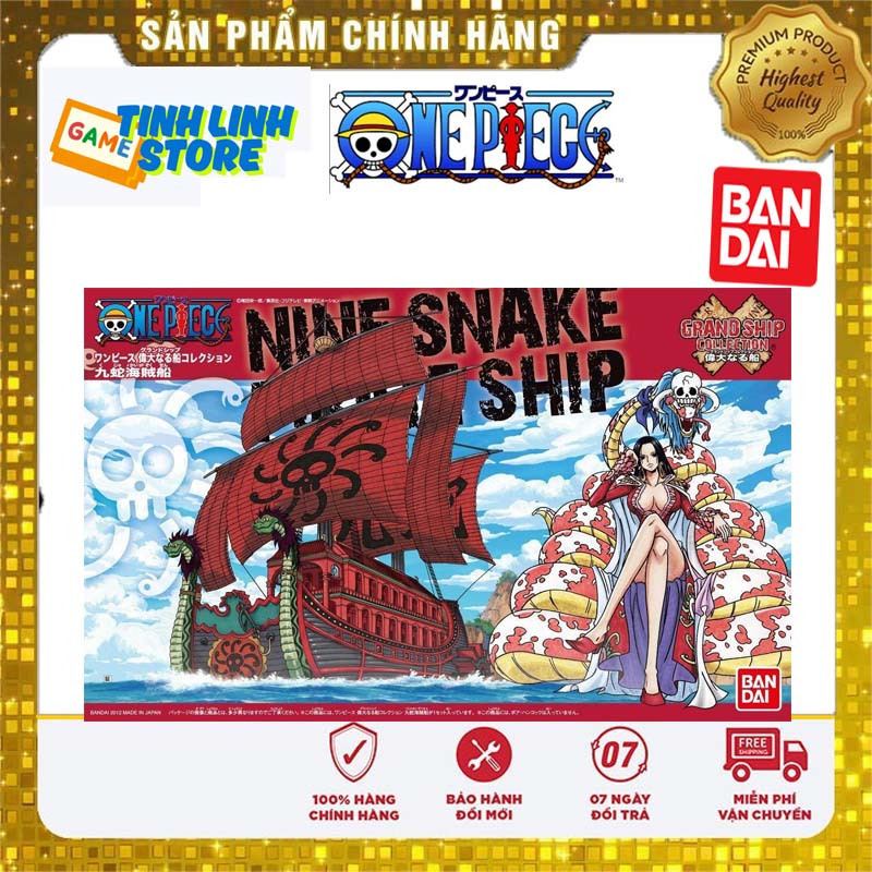 เรือโจรสลัดวันพีซ โมเดล Bandai GRAND SHIP COLLECTION KUJA PIRATES SHIP