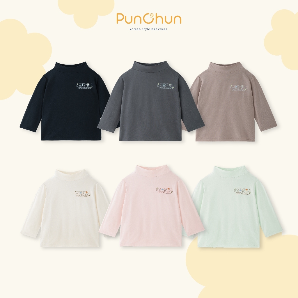[VT- PUNCHUN 06M-5Y] Punchun Magic เสื้อเชิ้ตคอปกขนาด 3 นิ้วสําหรับเด็กชายและเด็กหญิง