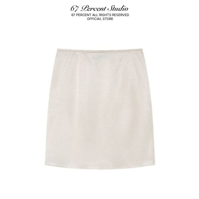 Smooth Silk SKIRT 67PERCENT/67% - SATIN SKIRT