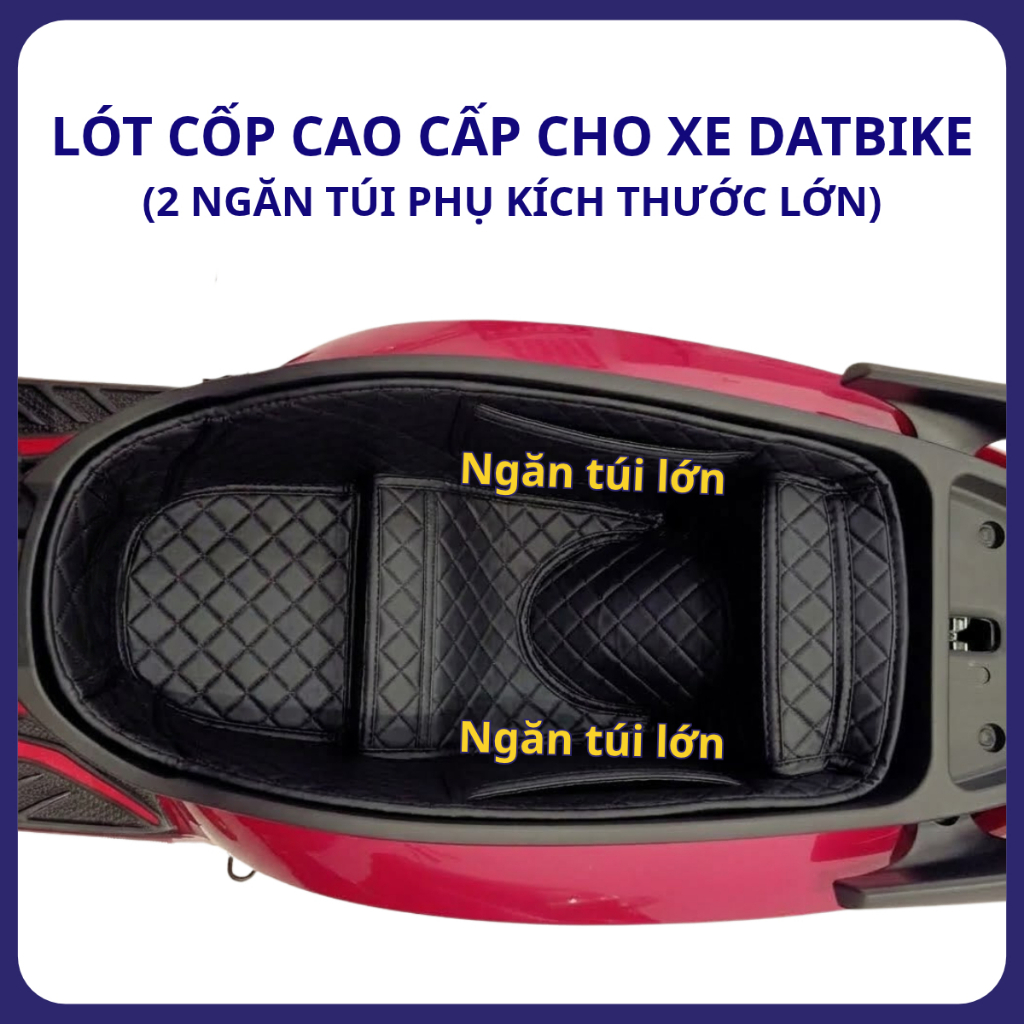 DATBIKE Era E1 E2 Quantum S1 S2 S3 หนัง Trunk Liner ความร้อนและกันกระแทกรถจักรยานยนต์ Trunk Liner พร