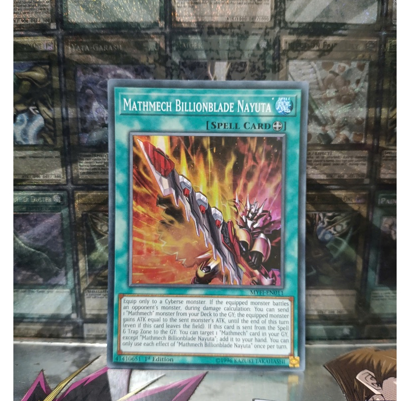 [ Do Lac 2 Yugioh ] การ์ด Mint90 Yugioh Spell Mathmech Billionblade Nayuta