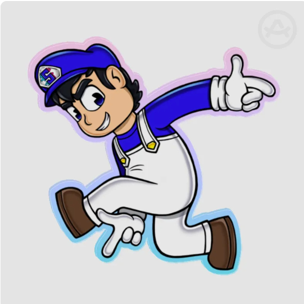 พวงกุญแจขาอะคริลิคผจญภัย SMG4