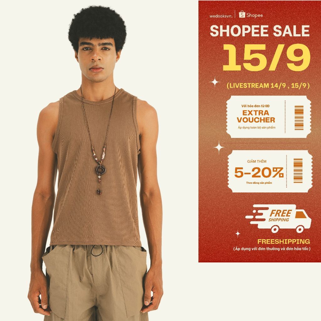 ผู้ชาย STRETCHED TANKTOP REGULAR FORM - BEGINNING TANKTOP