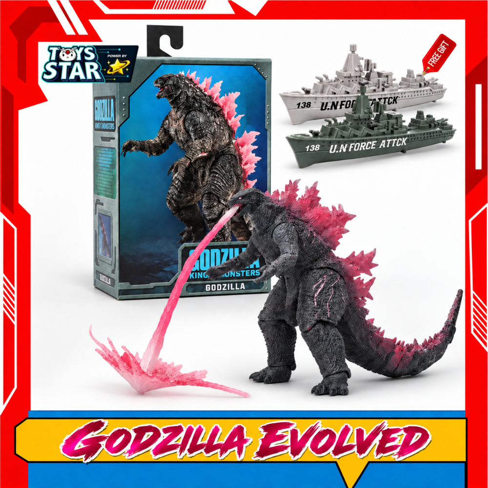 Godzilla Evolved Model สีชมพูข้อต่อ – ( เรือรบ ) | ราชาแห่งสัตว์ประหลาด