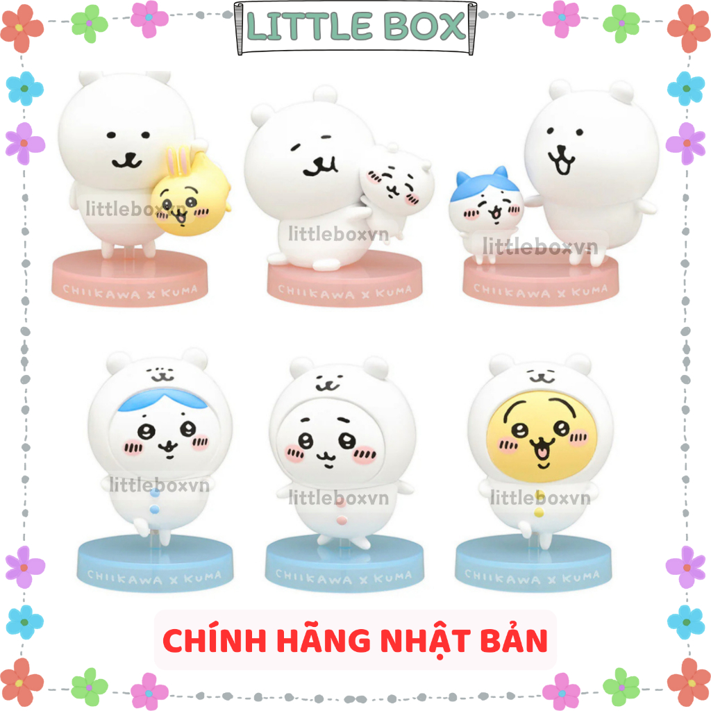 [ของแท้จากญี่ปุ่น - มีจําหน่าย] Joke Bear x Chikawa - Nagano Joke Bear x Chikawa Figure Mascot