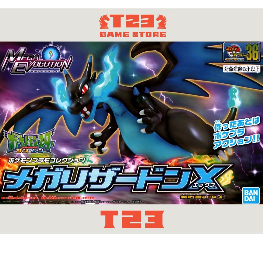 Mega Lizardon X MODEL - PokéPla Collection 36 Select Series – POKÉPLA – ของแท้ BANDAI POKÉMON ASSEMB