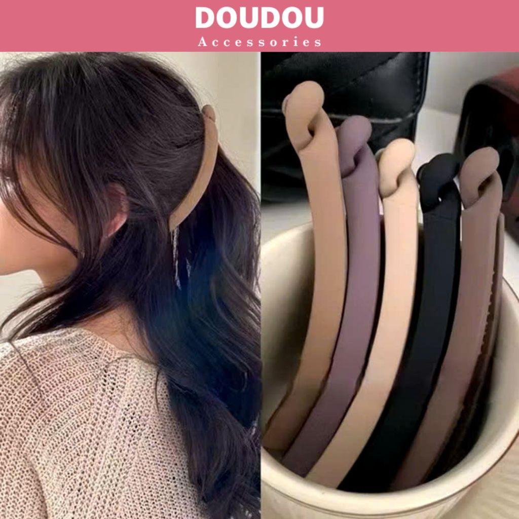ตู่ตู่ 11 ซม. กิ๊บติดผมกล้วยพอง กิ๊บติดผมหางม้า กิ๊บติดผมผู้หญิง สไตล์เกาหลี คลิปแนวตั้ง เอฟเจ096