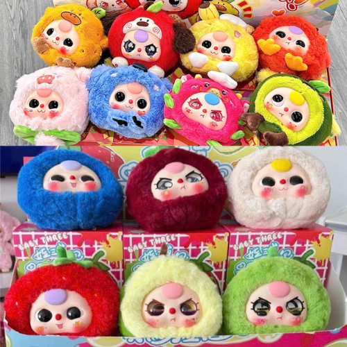 BABYTHREE FRUIT V2 / Zipper V3 ทําพวงกุญแจกระเป๋าสุดน่ารัก