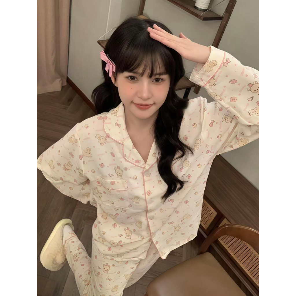 BEAR PYJAMA CUTE LONG-SLEEVE CLOUD