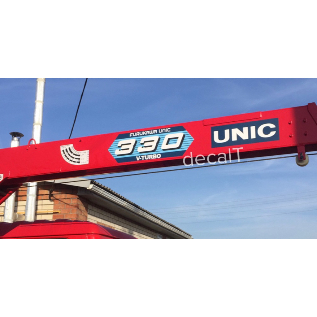 Unic Crane Truck Sticker 300, 340, 360, 500, A340, A370, V290, V370, V500
