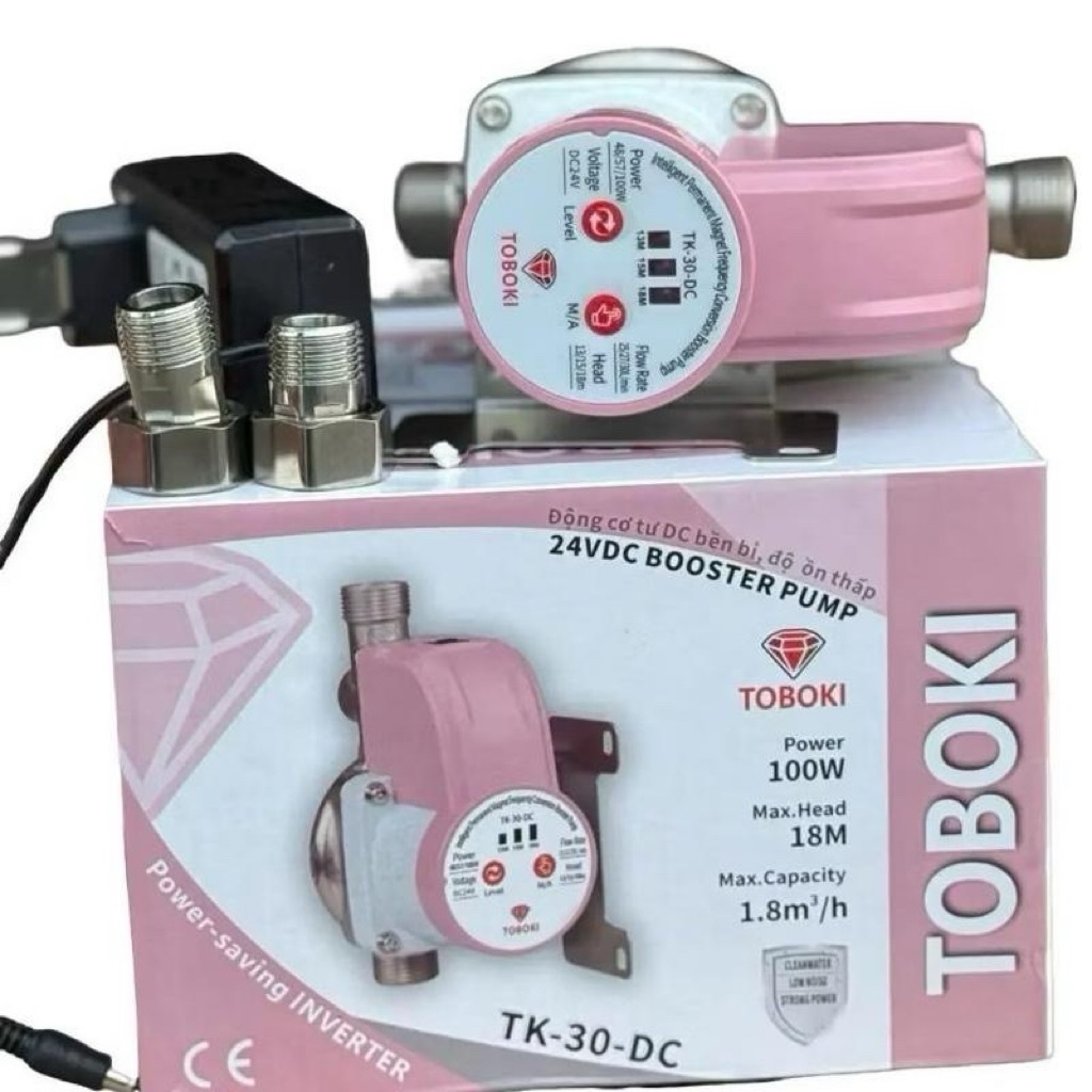 TOBOKI Mini Booster Pump 24V TK- 30DC 100W อัตโนมัติ - เสียงรบกวนต่ํา -