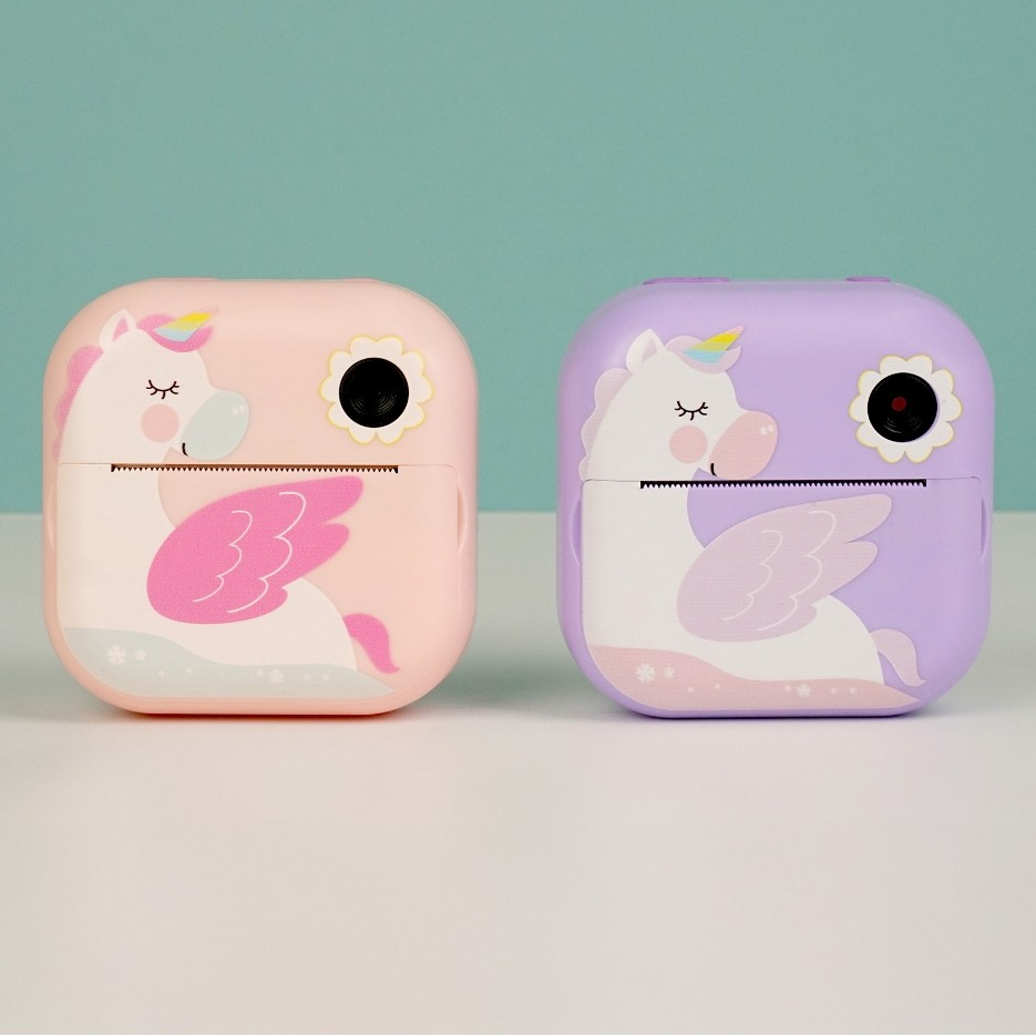 ของเล่นกล้อง Funky Town เวียดนาม Pony การพิมพ์ภาพถ่ายความร้อนขาวดําทันที เกมในตัว