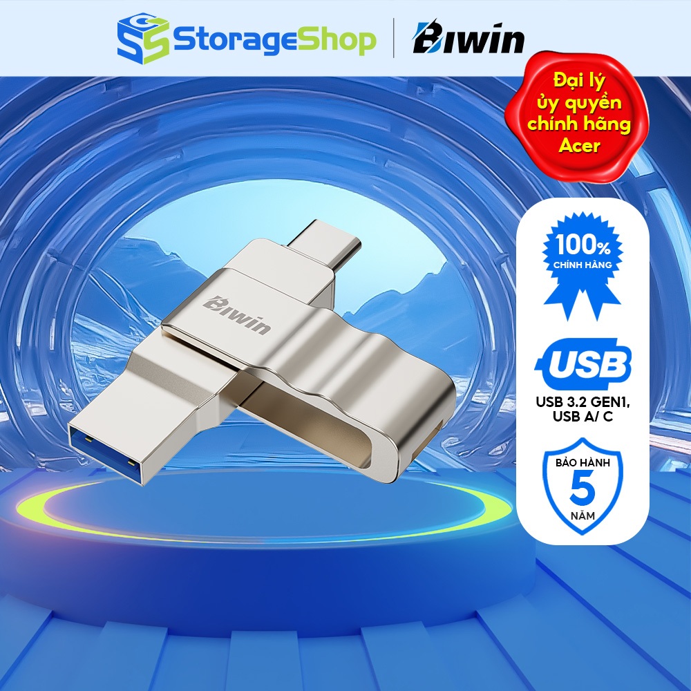 Biwin UD150 32GB ฮาร์ดไดรฟ์ USB