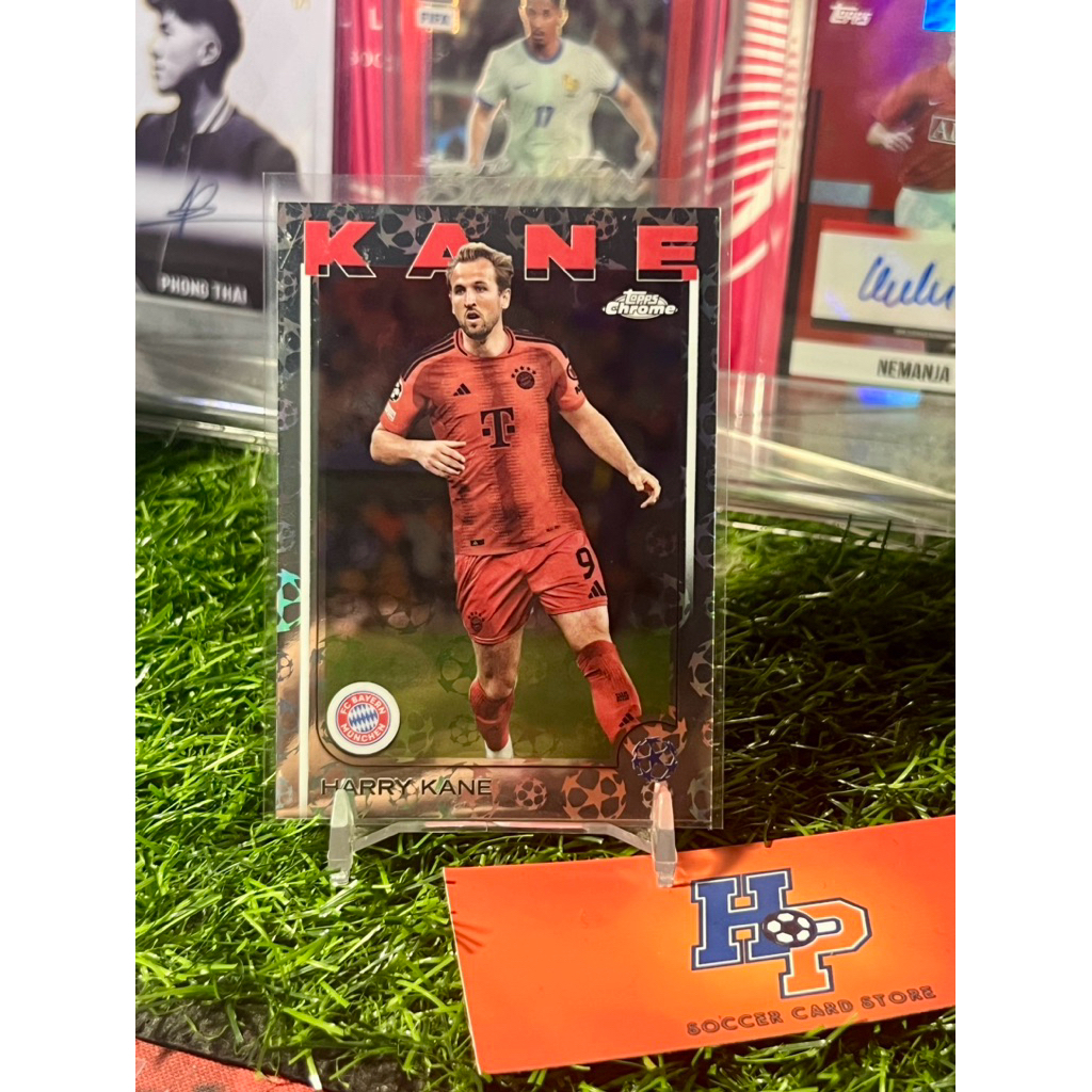 การ์ดฟุตบอล Harry Kane Starball Topps Chrome UCL 2024/25