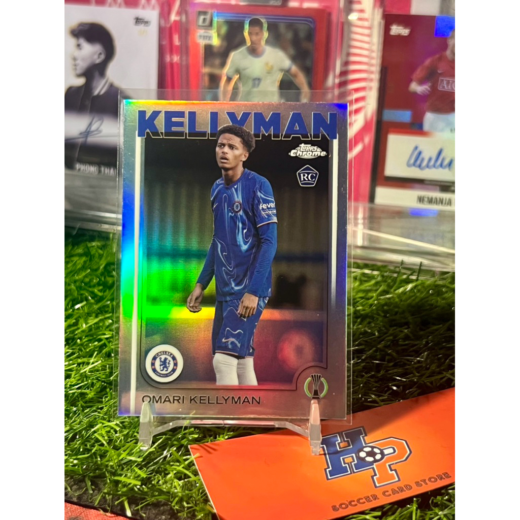 Kellyman Refractor Topps Chrome UCL 2024/25 การ์ดฟุตบอล