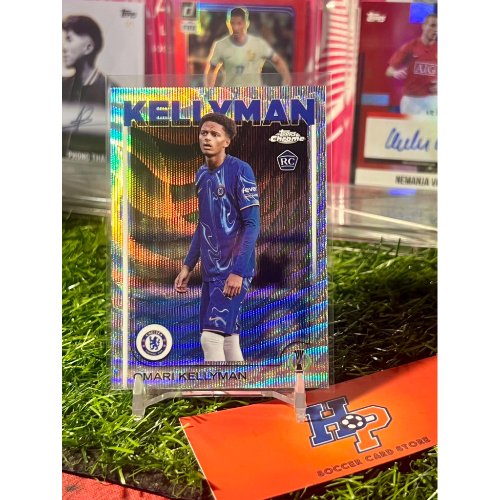 Kellyman Wave Topps Chrome UCL 2024/25 การ์ดฟุตบอล