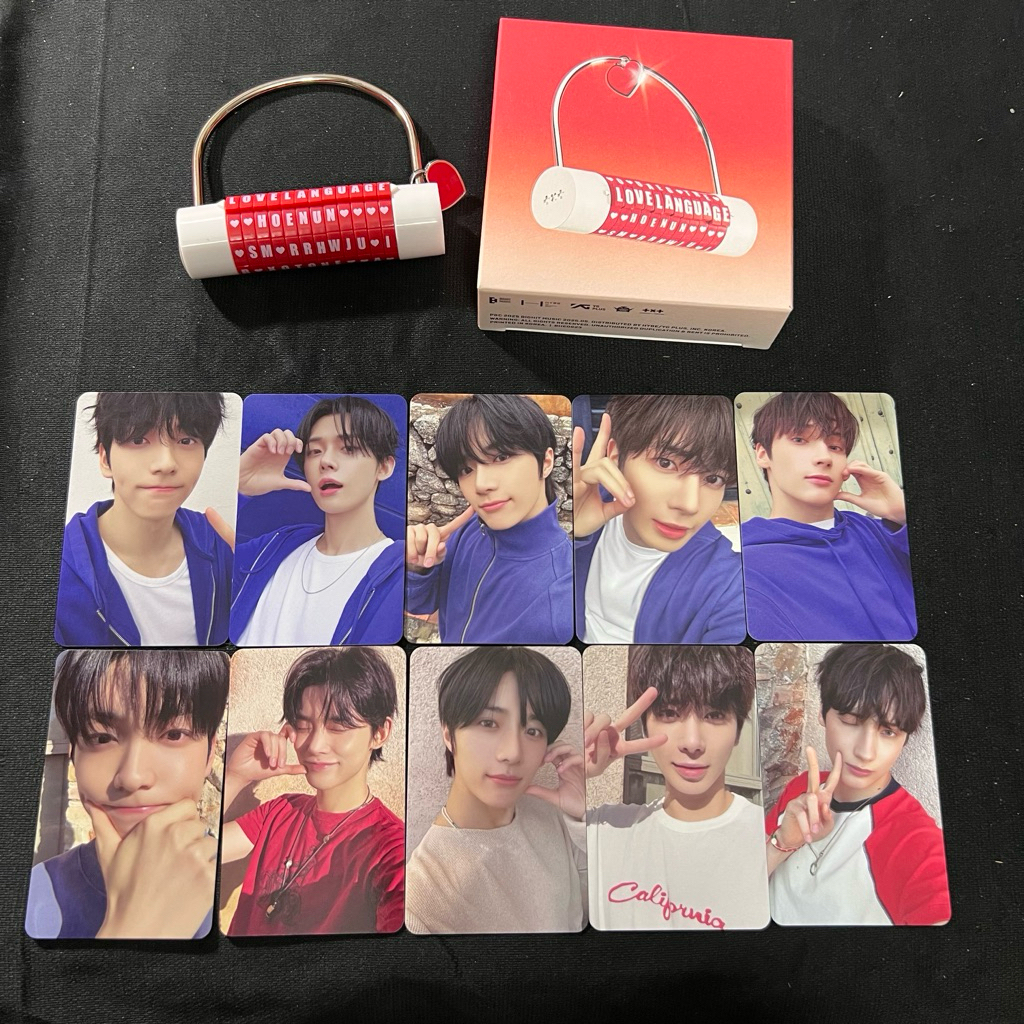 การ์ดโฟโต้การ์ด TXT LOVE LANGUAGE Weverse Japan POB Pre Gift ของแท้อย่างเป็นทางการ