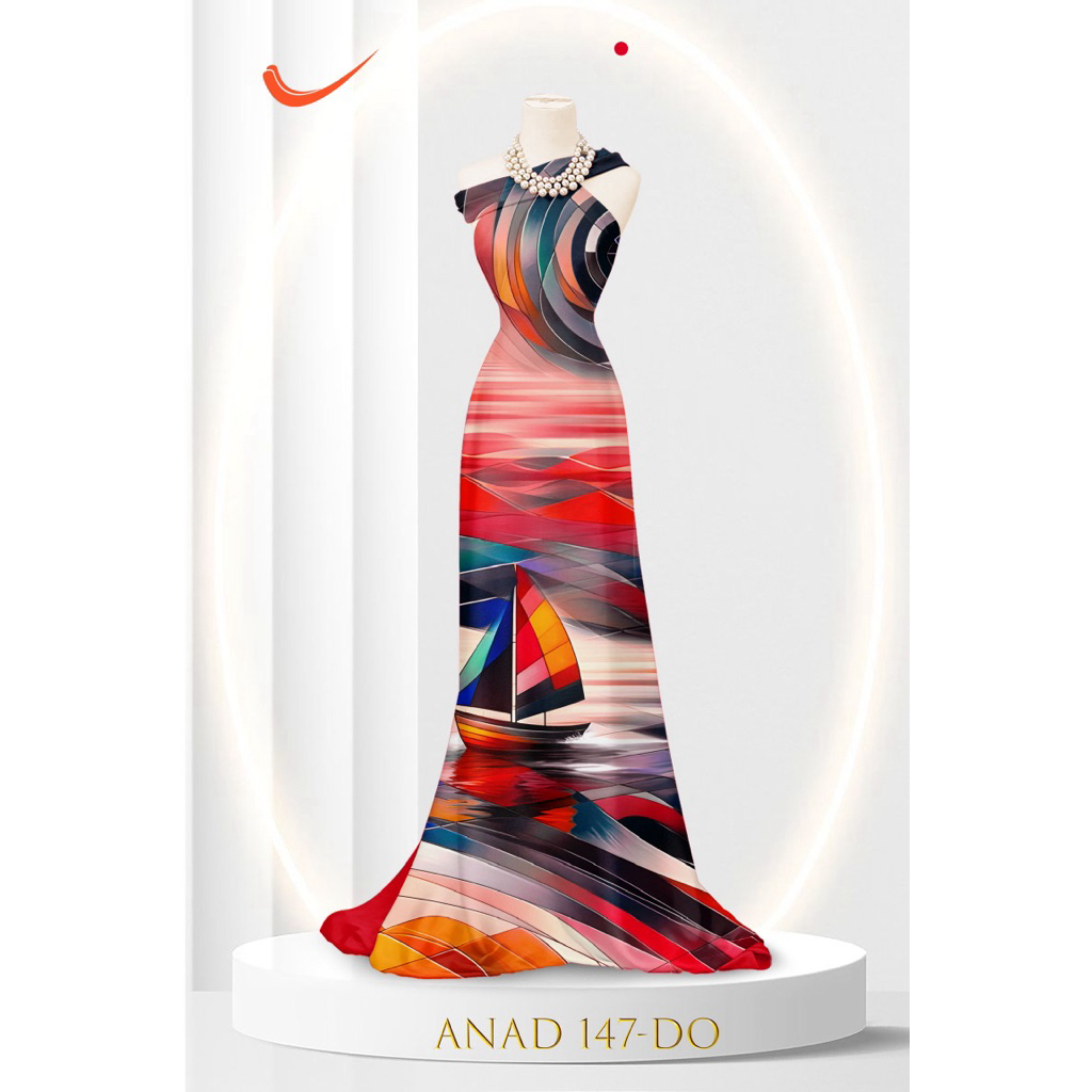 ผ้าสําหรับทําโมเดล 3 มิติ ao dai art Cubism - SAILING ร้านจําหน่ายผ้า ไม่ใช่เสื้อสําเร็จรูป