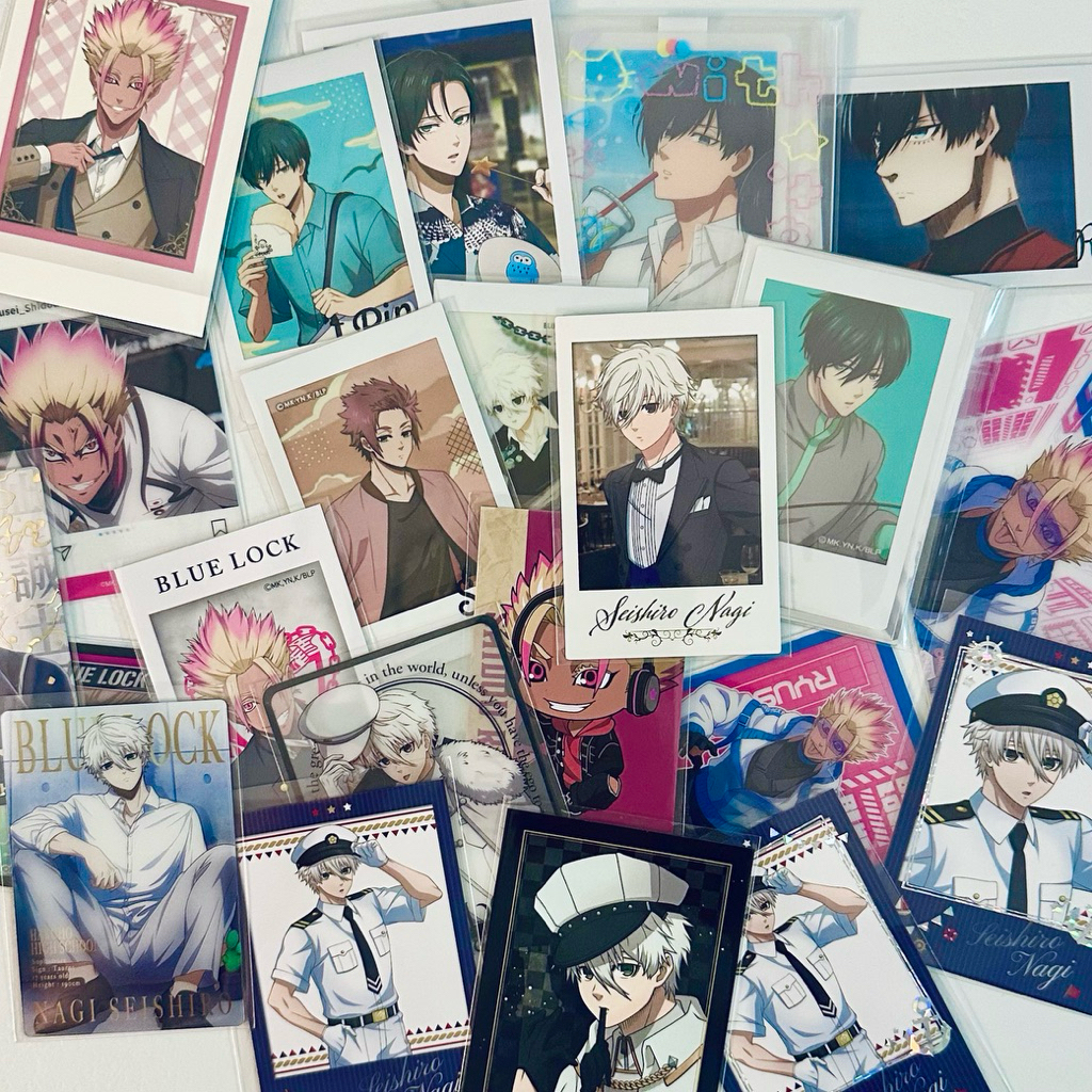 BLLK - Blue Lock การ์ดประกาศ Nagi-Reo-Rin-Sae-shidu คัดสรรมาสวยงาม