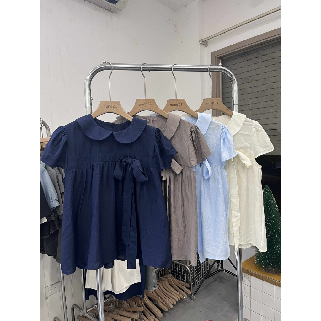 เสื้อเบบี้ดอลล์ปกบัว A2937 Nana21 Nanastore21 ผู้หญิง