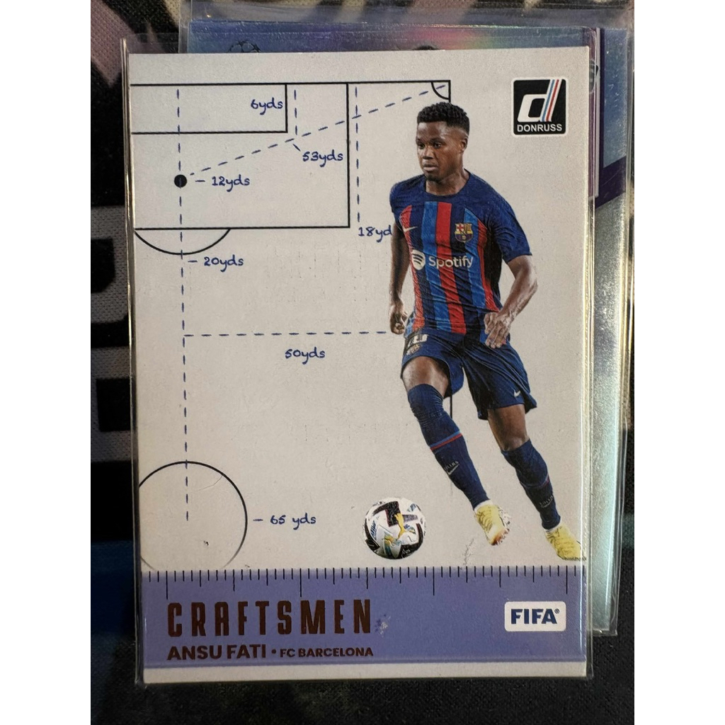 การ์ดฟุตบอล M709 Ansu Fati Barcelona Panini Donruss 202/23