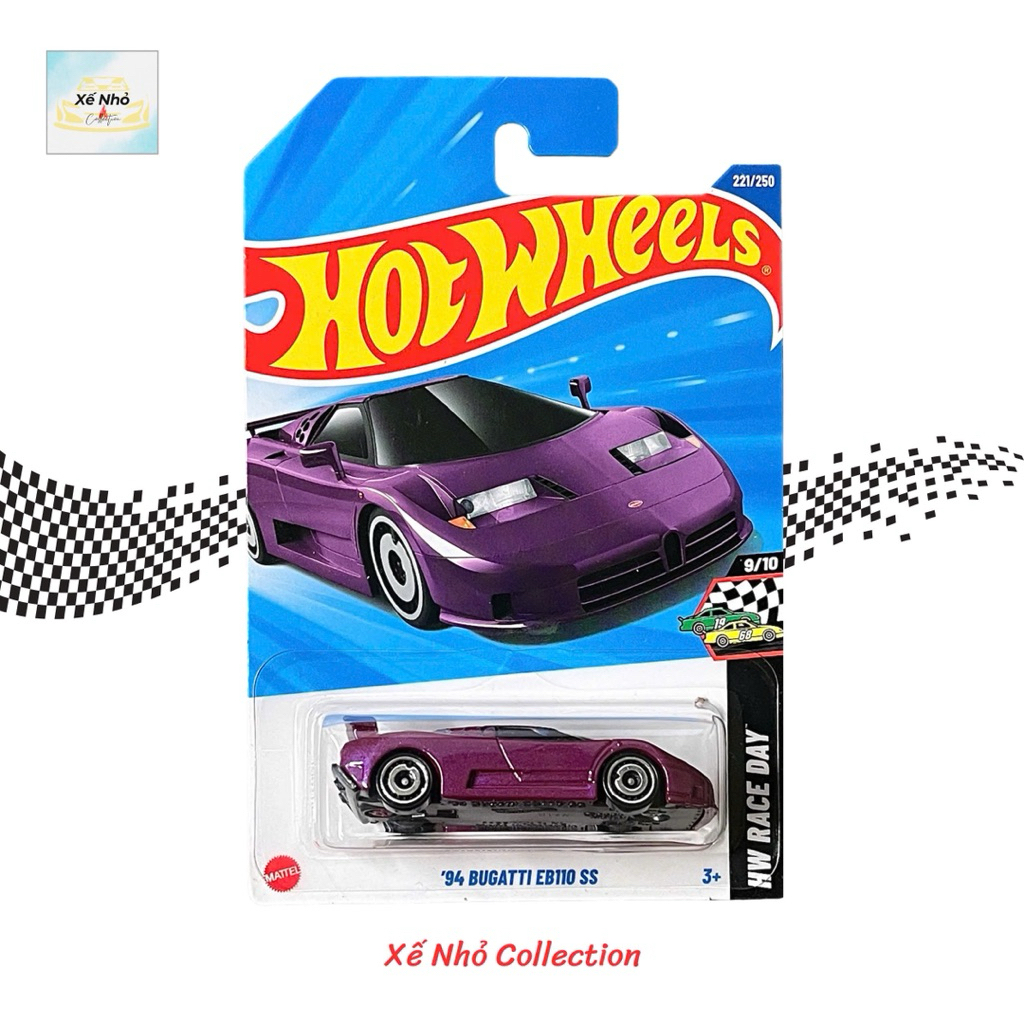 Hot Wheels basic 94 Bugatti EB110 SS รถโมเดล (เคส L 2025)
