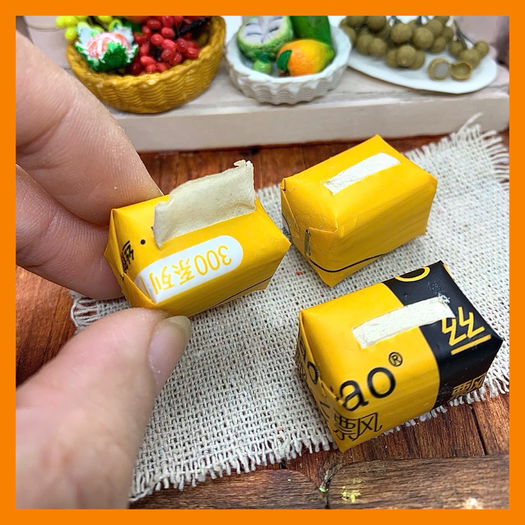 • รุ่น Mini Sipiao Tissue | กระดาษชําระ ทิชชู่ สําหรับตุ๊กตา และตกแต่งจิ๋ว •