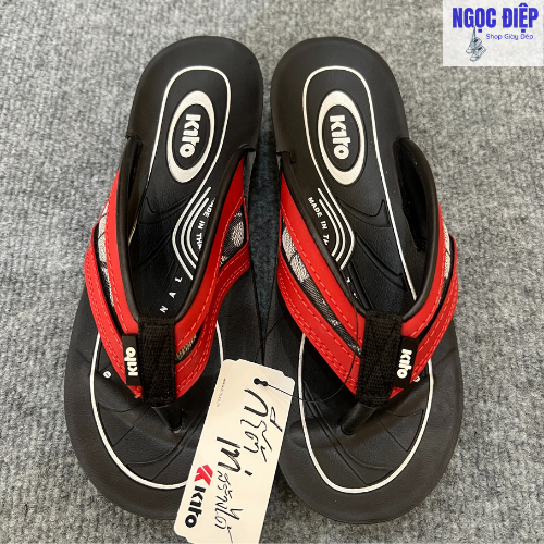 KITO Brand Thai รองเท้าแตะผู้หญิง สีแดง พื้นสูง 5 ซม. ไซส์ 35-39