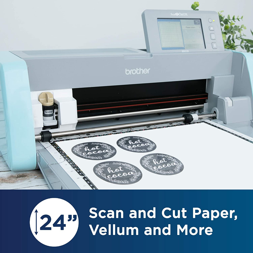 CADXMATLOW24 24 แผ่นสติ๊กเกอร์วัสดุตัดบาง (อุปกรณ์เสริมเครื่องจักร ScanNcut SDX1200)