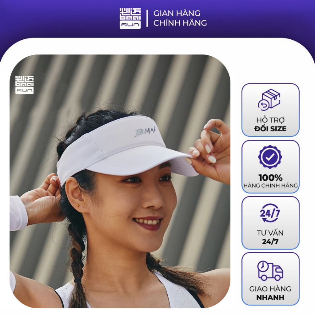 BMAI PRZJ005 หมวกวิ่งครึ่งหัว – ซุปเปอร์ไลท์ ระบายอากาศได้ดี สไตล์เอเชียสปอร์ต