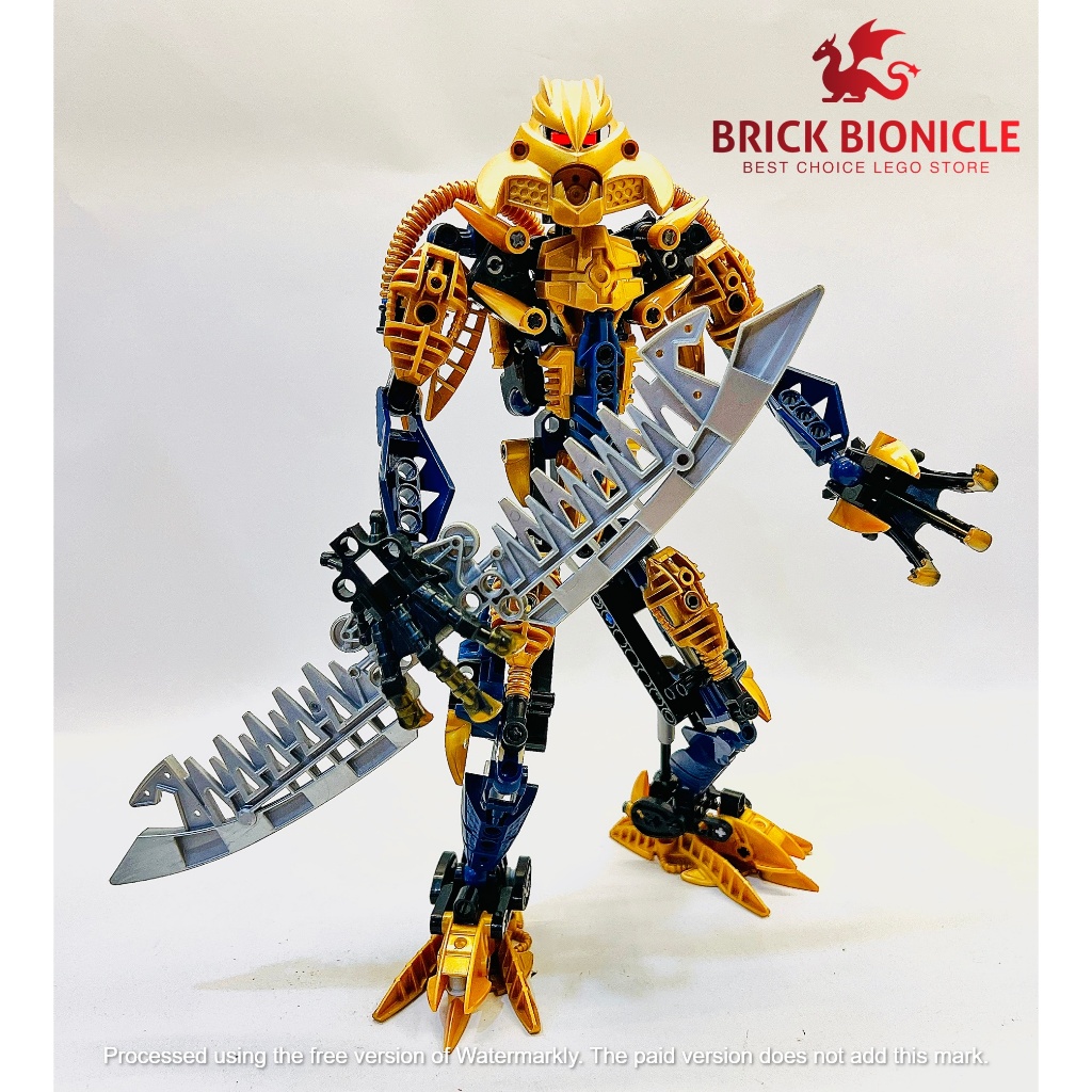 LEGO BIONICLE AUTHENTIC - BIONICLE ASSEMBLY TOY - 8734 Brutaka