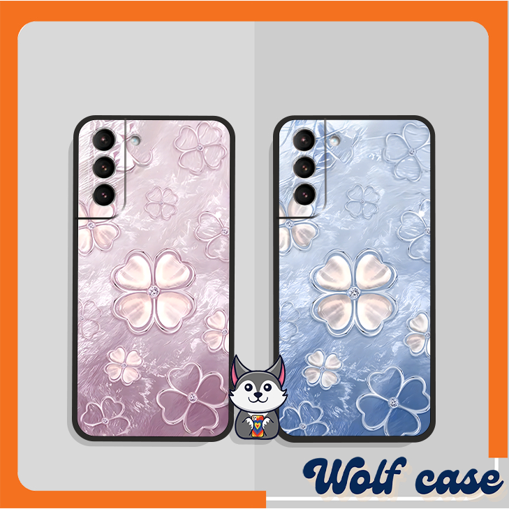 เคส Samsung S21 5G - S21 Plus (S21+) - S21 Ultra 5G - S21 FE 5G พิมพ์ลายดอกไม้และลายหินอ่อนสวยงาม