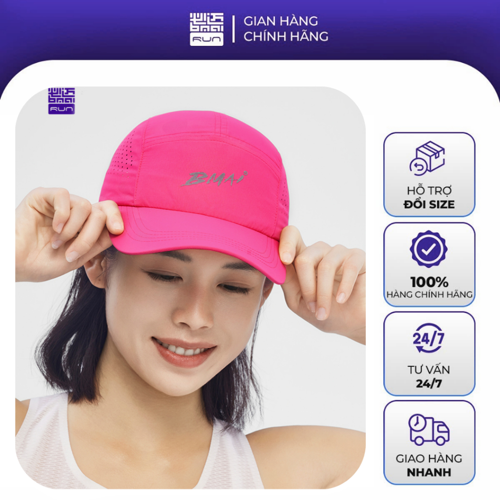 BMAI PRZJ004 หมวกกีฬา – เบามาก ระบายอากาศ เพิ่มประสิทธิภาพรูปหน้าเอเชีย