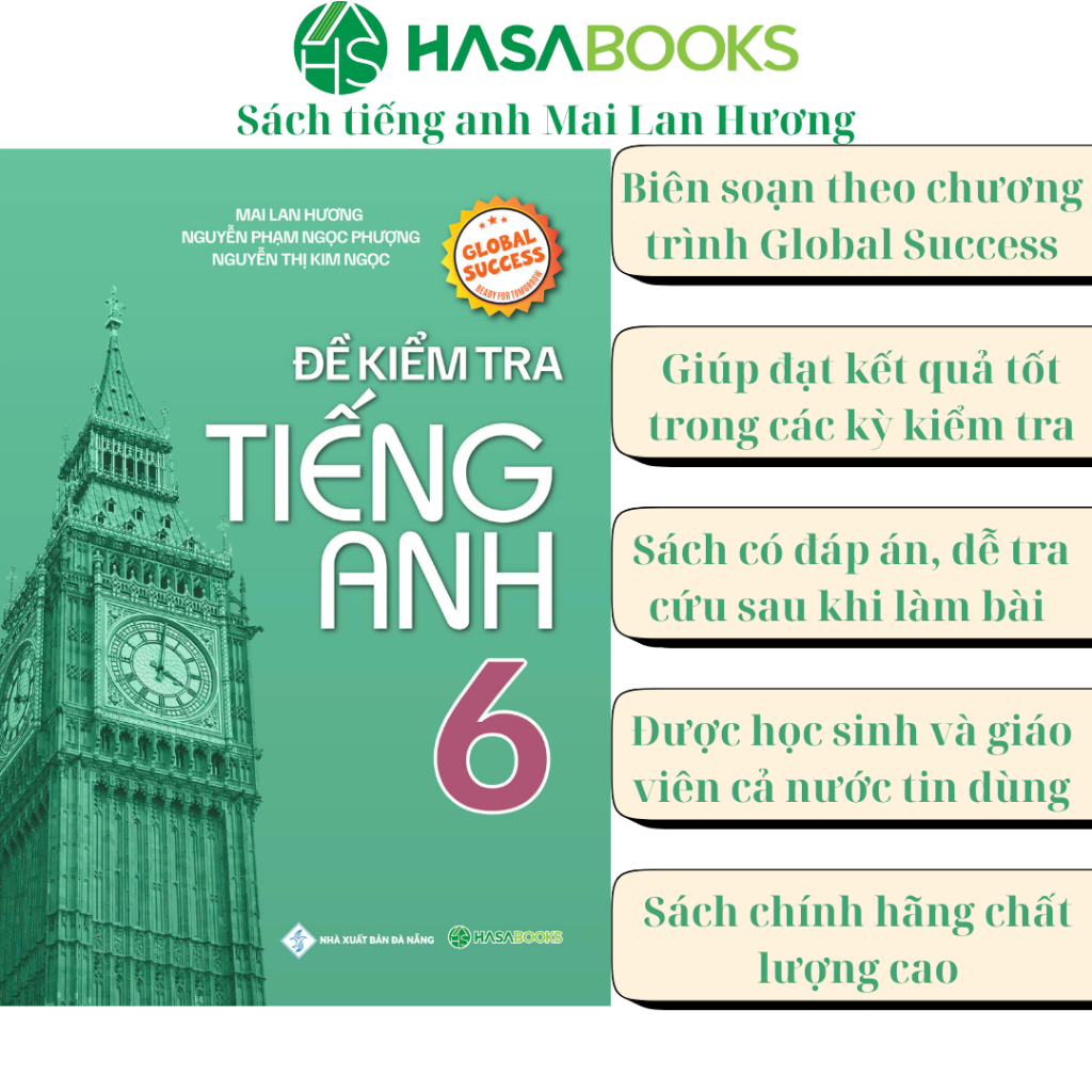 หนังสือ - English Test 6 Global Success - Mai Lan Huong