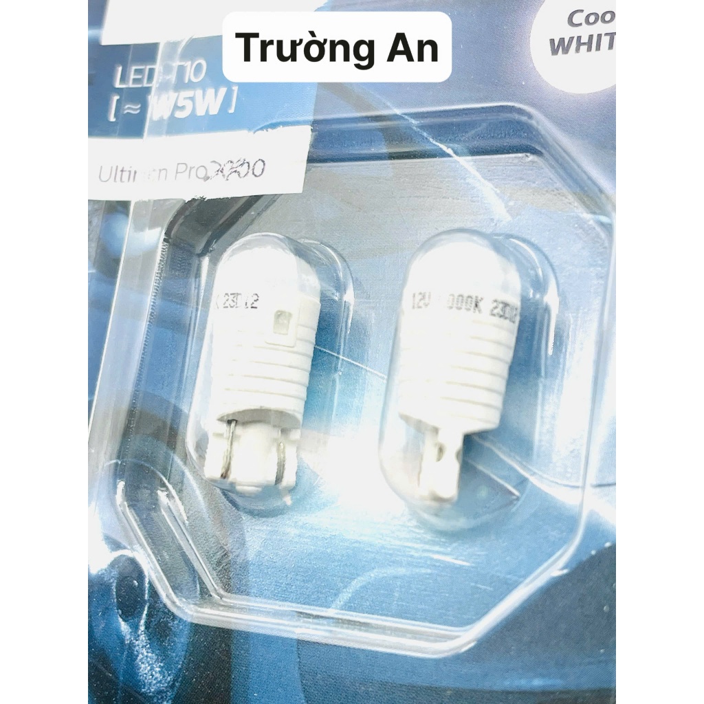 (AN CAR SCHOOL) COMBO of 2 Demi T10 W5W หลอดไฟสําหรับ VF3 - PHILIPS ของแท้