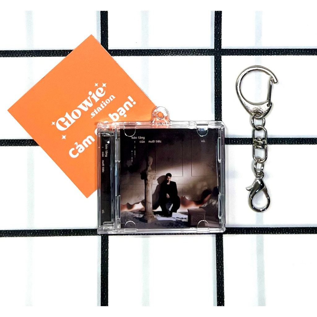 อัลบั้ม Mini CD Keychain Regrets Museum - Vu มี NFC เพื่อสแกนลิงค์เพลง