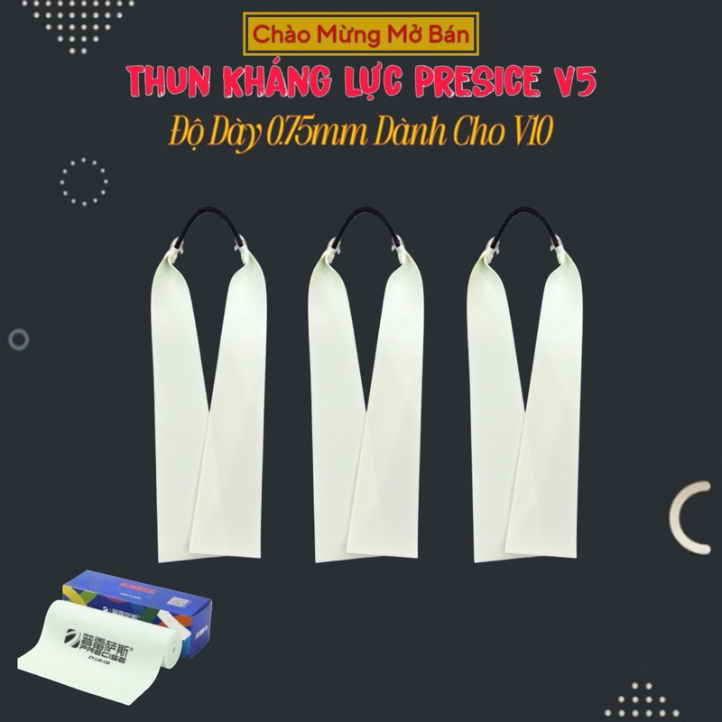 Presice V5 ยางยืดต้านทาน 0.85 มม. หนาสําหรับ V.10 - V.44