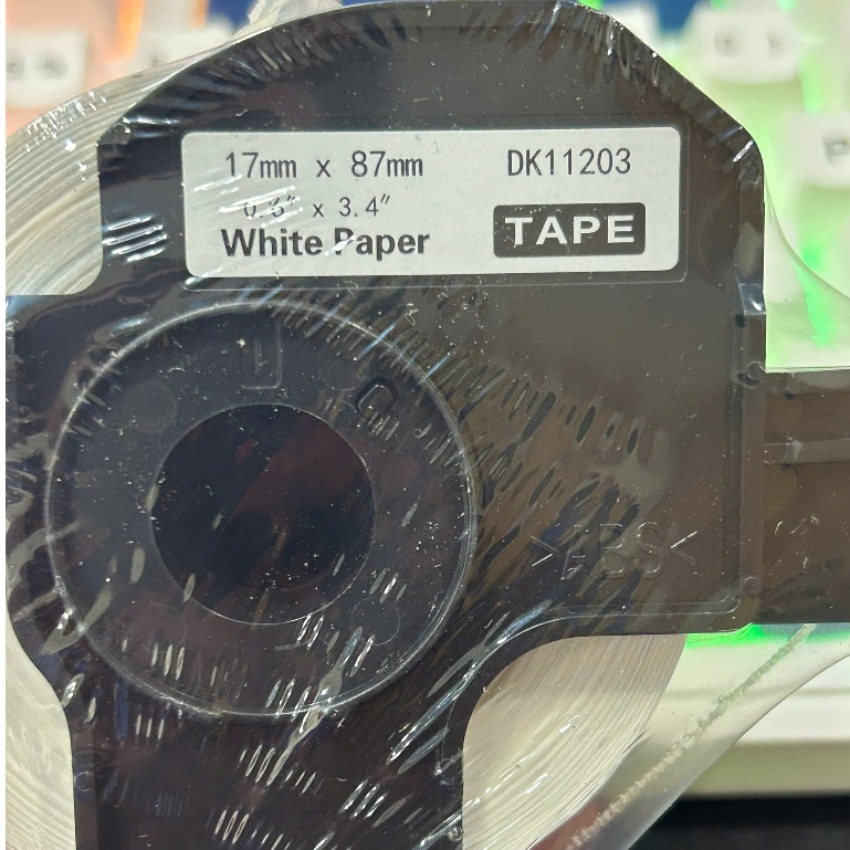กระดาษพิมพ์ LIKE BROTHER QL700/QL800 ( 17mm.87mm.300 )