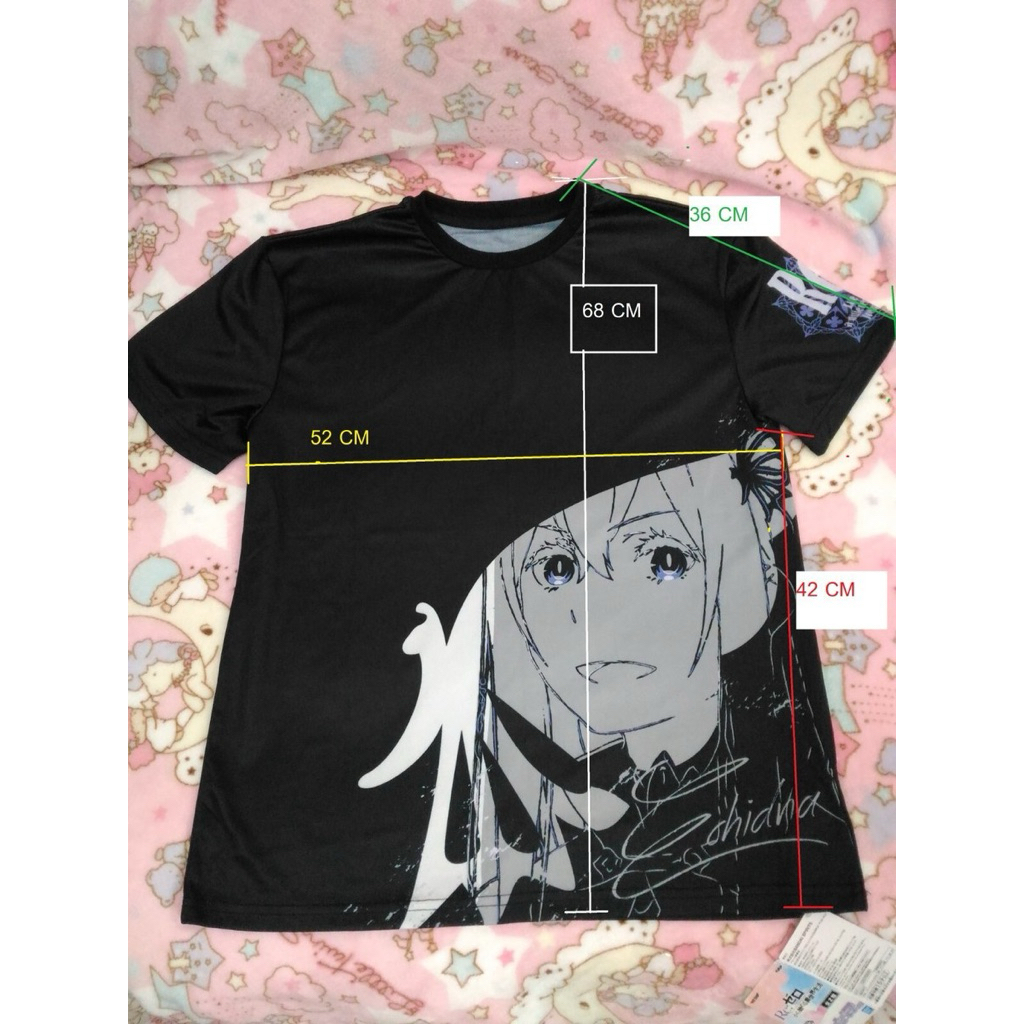เสื้อยืด Re:Zero Echidna ทุกสี เสื้อยืดพลาสติก
