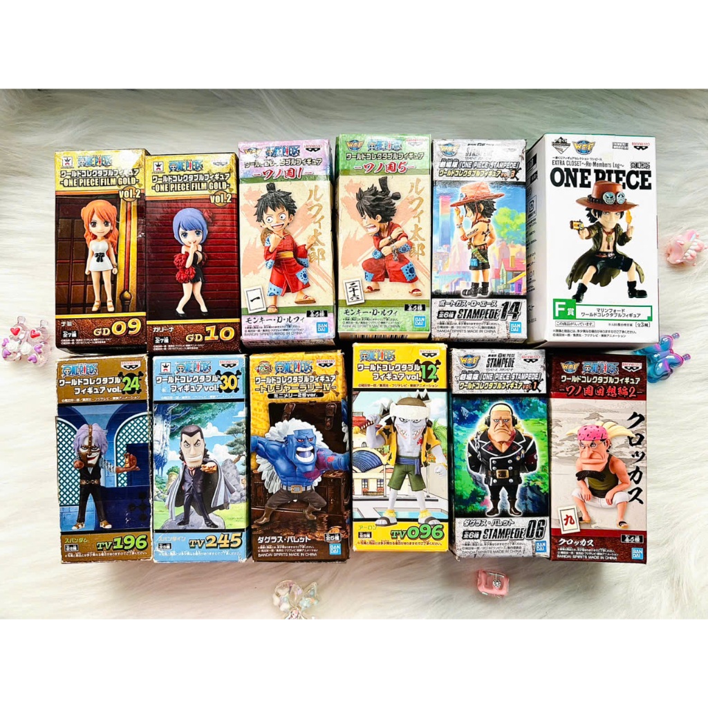 WCF One piece Buttlet Lufy Nami Cp9 Navy Character Model