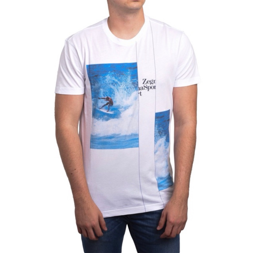 เสื้อยืดกีฬา Ermenegildo Zegna Zegna ไซส์ L จากอิตาลี