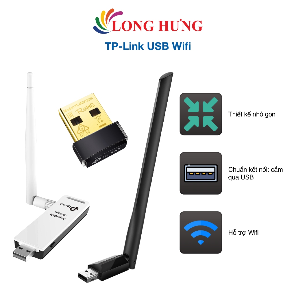 USB Wifi TP-Link TL-WN722N/Archer TX1U Nano/TX20U Nano/T2U Nano/T2UB Nano/T2U Plus - สินค้าของแท้ - 