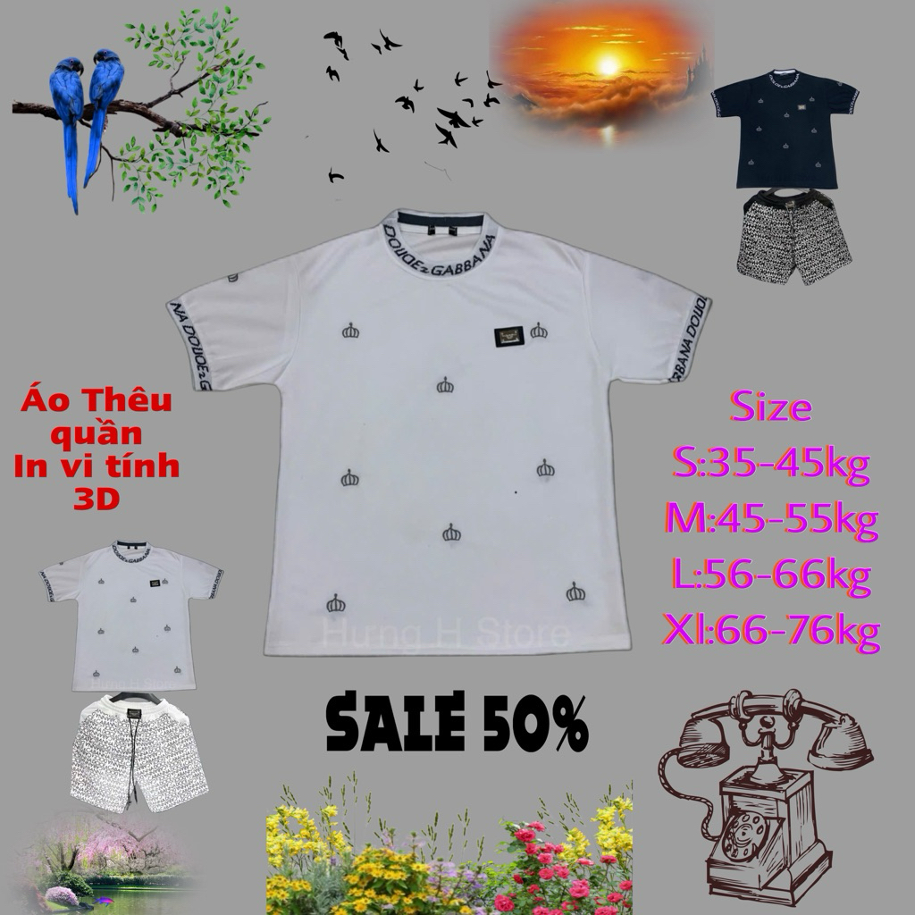 DC FUN เสื้อยืดคอกลมปักโลโก้เหล็กมาแรงมาก ไซส์ 35-76kg