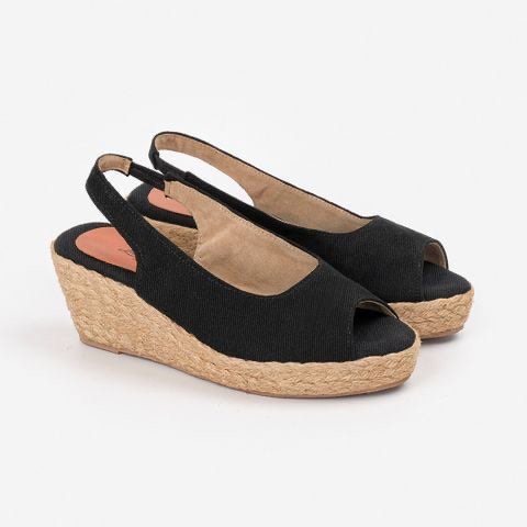 Liliw Wedge Heels 6cm High Slingback Open Toe - Bich Chau