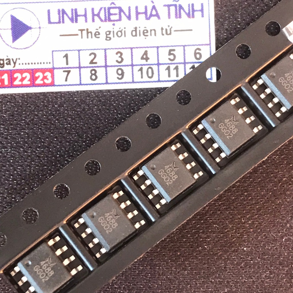 Combo of 10 Dual MOSFET 4688 ic 4688 SOP-8 ใหม่ 100% (ใช้สําหรับเครื่องเชื่อม) เทียบเท่า C3021LD