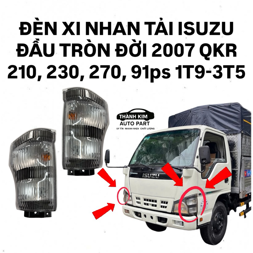 ISUZU ROUND HEAD TURNAL LIGHT 2007 QKR 210, 230, 270, 91ps