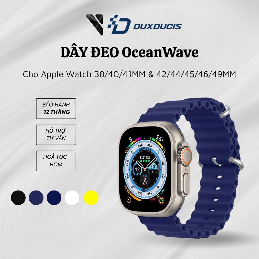 Dux Ducis OceanWave Strap สําหรับ Apple Watch 42/44/45/49/46MM